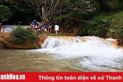 Thác Hiêu giữa mây ngàn