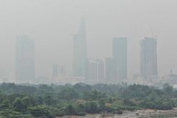 Lớp mù dày đặc ở TP.HCM không phải do cháy rừng Indonesia