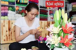 Cô gái Đồng Tháp dành trọn đam mê cho nghề móc len