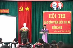 An Khê: 15 thí sinh thi báo cáo viên giỏi năm 2019