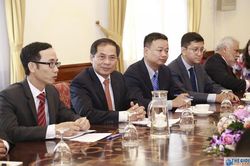 Thứ trưởng Thường trực Bộ Ngoại giao tiếp Phó Chủ tịch Đảng Xã hội chủ nghĩa thống nhất Venezuela