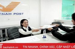 Hà Tĩnh thí điểm chuyển giao một số nhiệm vụ hành chính công cho bưu điện