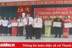 Thị ủy Bỉm Sơn: Tổ chức Chung kết Hội thi Báo cáo viên giỏi năm 2019