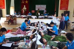 Lâm Hà 600 người tham gia Ngày hội hiến máu tình nguyện