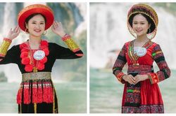 Dàn người đẹp Cao Bằng rực rỡ trong trang phục dân tộc