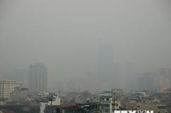 Hà Nội mù mịt trong ngày chỉ số ô nhiễm không khí cao kỷ lục