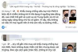 Khiếp sợ bụi mịn hại phổi, dân Hà Nội chỉ biết trông chờ vào thứ này