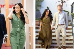 Meghan Markle mập lên thấy rõ sau khi sinh nở, nhưng kiểu váy trẻ trung mà thanh lịch này đã 'cứu' bà mẹ một con