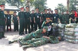 Khai mạc Hội thi Đội phẫu thuật cấp cứu bước đầu các trung đoàn đủ quân toàn quân khu vực phía Nam