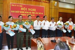 Ban Bí thư chỉ định 7 đồng chí tham gia vào Ban Chấp hành Đảng bộ tỉnh Tây Ninh