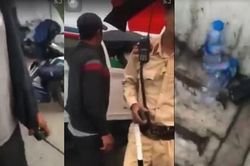 Quay CSGT xử lý vi phạm giao thông, dân bị người đàn ông lạ mặt đe dọa bắt xóa clip