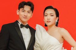Isaac, Diệu Nhi tình tứ trên thảm đỏ liên hoan phim ở Hàn Quốc