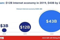 Nền kinh tế số Việt Nam đạt giá trị 12 tỷ USD năm 2019