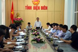 Đoàn kiểm tra Ban Chỉ đạo công tác CCHC của Chính phủ làm việc với UBND tỉnh Điện Biên