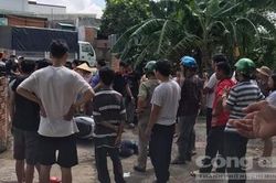 Thanh niên trộm sắt công trình, bị người dân vây đánh bầm dập
