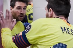 Khuôn mặt bầm dập của Messi được hé lộ