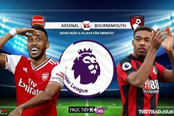 Soi kèo bóng đá: Arsenal đấu với Bournemouth, Ngoại hạng Anh. Trực tiếp K+, K+ PM
