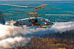 Xem 'xe tăng bay' Ka-52 Alligator của Không quân Nga tấn công hủy diệt mục tiêu trên mặt đất