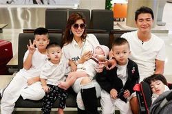 Vừa mới sinh con không lâu, Hoa hậu nổi tiếng này đã mang bầu lần thứ 6