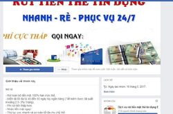 Tràn lan dịch vụ rút tiền mặt từ thẻ tín dụng dù chưa được pháp luật cho phép