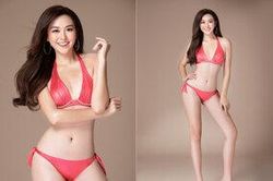 Trước nghi án tăng cân, á hậu Tường San diện bikini hồng ngọt lịm, 'bốc lửa' hết nấc