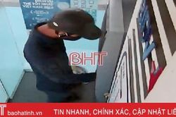 Truy tìm đối tượng lắp thiết bị đánh cắp thông tin tại cây ATM ở Hà Tĩnh