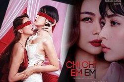'Chị chị em em' rò rỉ ảnh nóng bỏng: Thanh Hằng - Chi Pu diện váy ngủ quyến rũ, đeo bịt mắt, không giật chồng mà là yêu nhau?
