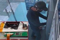 Hà Tĩnh: Truy tìm kẻ lắp đặt thiết bị trộm cắp thông tin tại trạm ATM