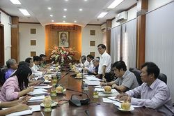 Giao ban 9 tháng khối cơ quan Nội chính
