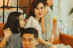 Tiếc nuối khoảnh khắc đời thường hạnh phúc bên 2 con gái của Lưu Hương Giang - Hồ Hoài Anh