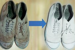 3 mẹo tẩy sạch giày trắng bị ố bẩn, ngả màu dễ làm tại nhà