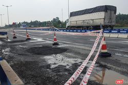 Bộ GTVT lại có chỉ đạo hỏa tốc về hư hỏng tại cao tốc Đà Nẵng - Quảng Ngãi