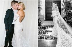 Dòng chữ trên váy cưới của Hailey Bieber bị sai chính tả?
