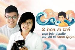 Gặp gỡ nhóm họa sĩ 2 người đứng sau bức vẽ Xuân Quỳnh trên trang chủ Google