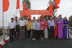 Khánh thành cầu nông thôn
