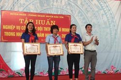 Huyện Đoàn Bảo Yên tập huấn công tác đội