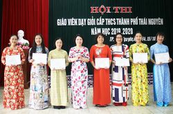 Thành phố Thái Nguyên: 100 giáo viên đạt Giáo viên dạy giỏi