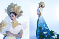 Hé lộ trang phục dân tộc đính 5.000 viên pha lê của Hoàng Hạnh tại 'Hoa hậu Trái đất 2019'