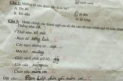 Cưới té ghế với màn chế các câu thành ngữ của học trò