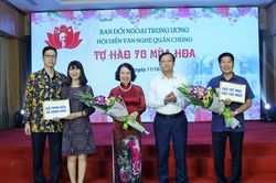 Ban Đối ngoại Trung ương tổ chức Hội diễn văn nghệ kỷ niệm 70 năm ngày truyền thống