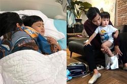 Ngọc Lan và Thanh Bình cùng cập nhật ảnh trong thời gian con ốm nhưng vô tình làm lộ chuyện không ở chung với nhau