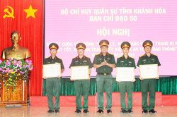 Bộ Chỉ huy Quân sự tỉnh: Sơ kết cuộc vận động 50, giai đoạn 2015 - 2019