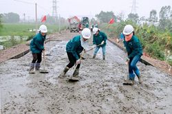 Hệ thống dân vận tích cực tham gia xây dựng nông thôn mới