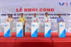 Khởi công hệ thống cấp nước Khu kinh tế Đông Nam Quảng Trị