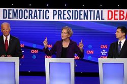 Tranh luận bầu cử, ứng viên đảng Dân chủ đồng loạt lên án Tổng thống Trump