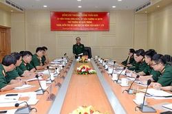 Thượng tướng Trần Đơn kiểm tra và làm việc tại Bệnh viện Quân y 175