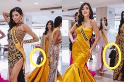 Kiều Loan và Hoa hậu Myanmar khiến fan vỗ tay rào rào vì hành động này ở Miss Grand International