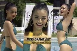 Kiều Loan quá thông minh: Cố tình mặc chéo bikini tạo nét khác biệt, catwalk đẹp 'điên đảo'