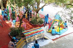 BASF và Think Playgrounds xây dựng sân chơi cho trẻ khuyết tật Đông Anh
