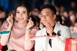 Á hậu Huyền My đẹp đôi bên Hồng Đăng trên ghế giám khảo